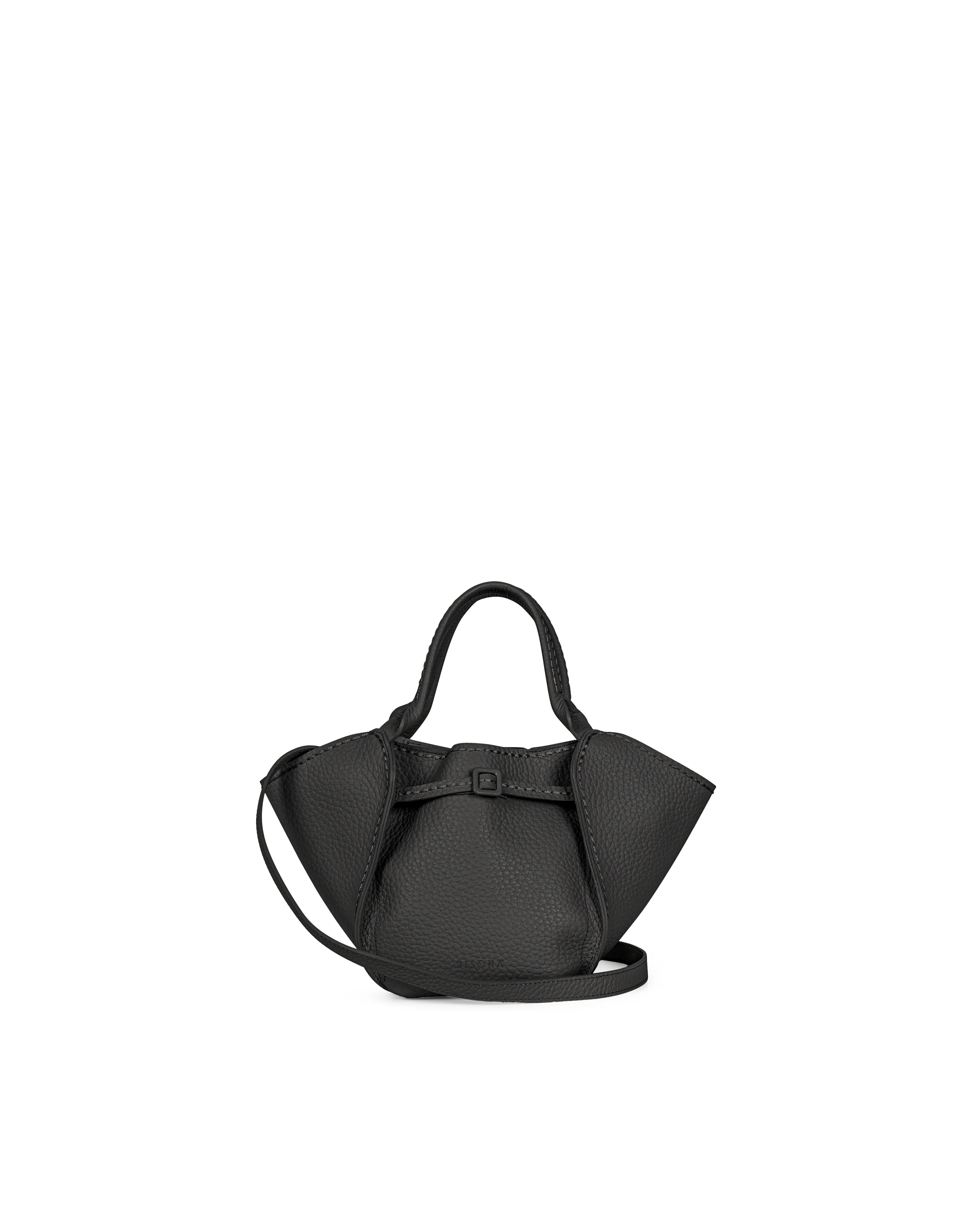 Borsa in pelle Visonà 26314 Nero