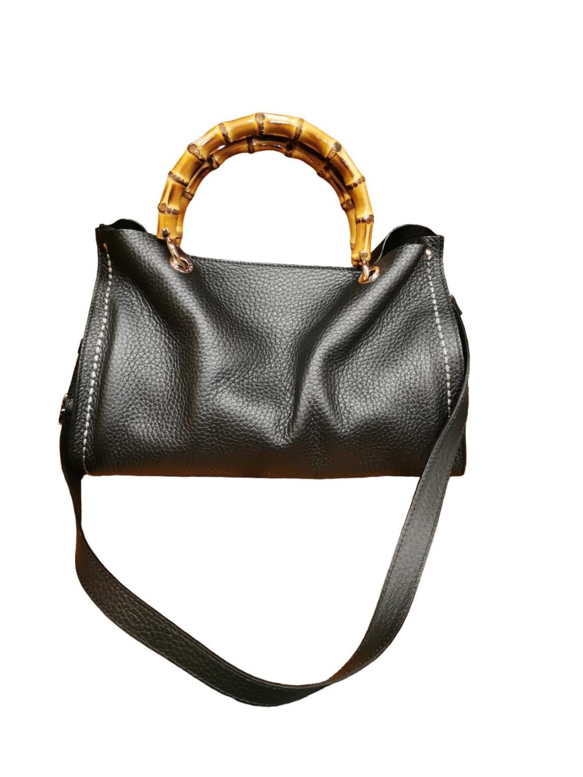 Borsa in pelle Visonà 20158 nero