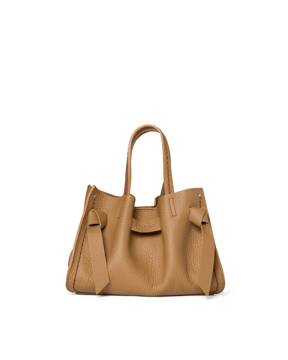 Borsa in pelle Visonà 24730 Tan - Pelletteria Allegrini