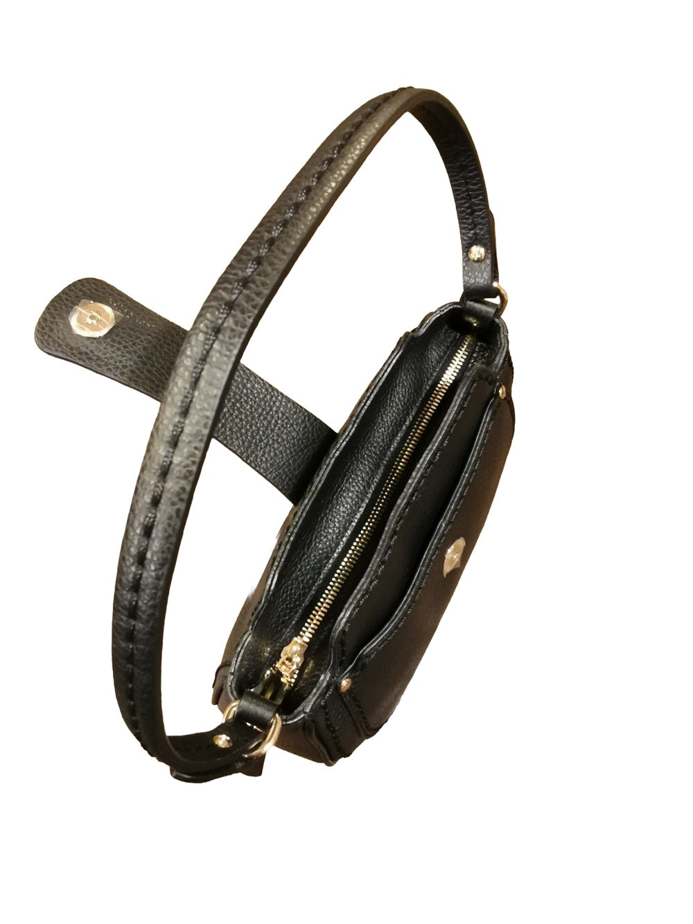 Borsa in pelle Visonà 26190 Nero