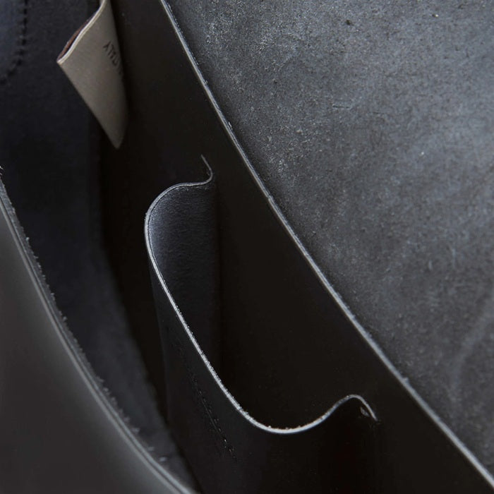 Medium Leather Bag Boldrini 07476 Black