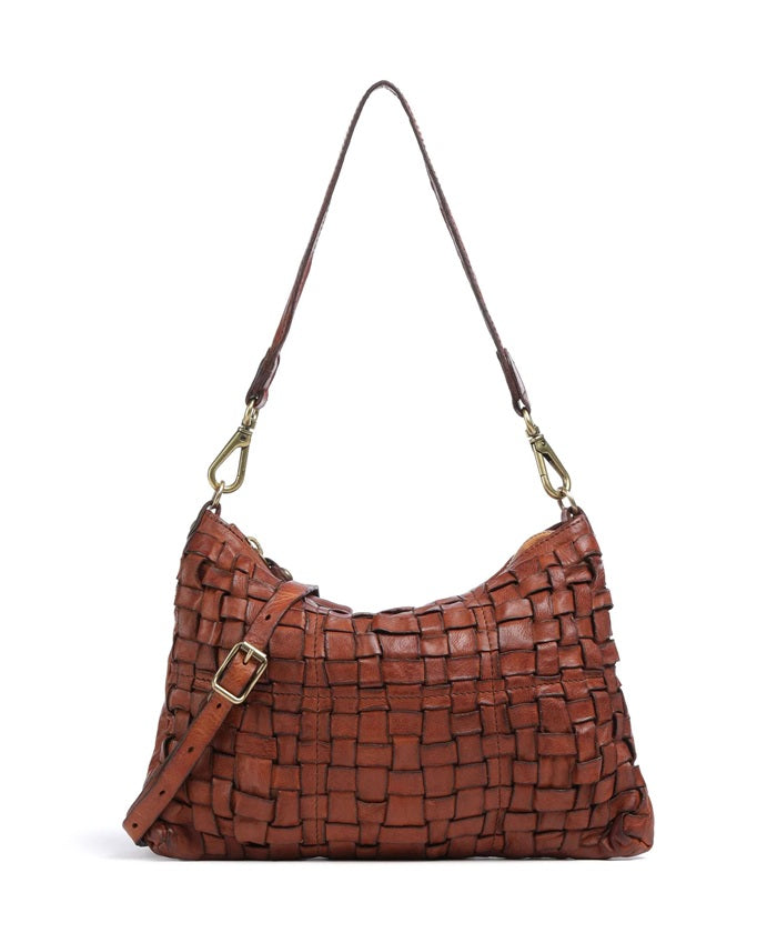 Borsa monospalla Edera Carla Campomaggi C040590ND X2273 Cognac