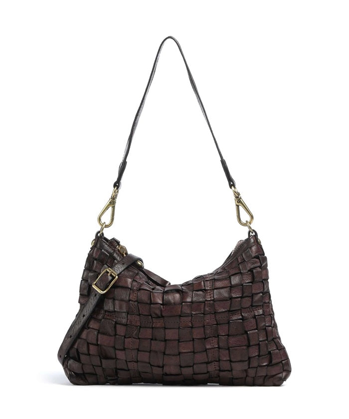 Borsa monospalla Edera Carla Campomaggi C040590ND X2273 Testa di moro