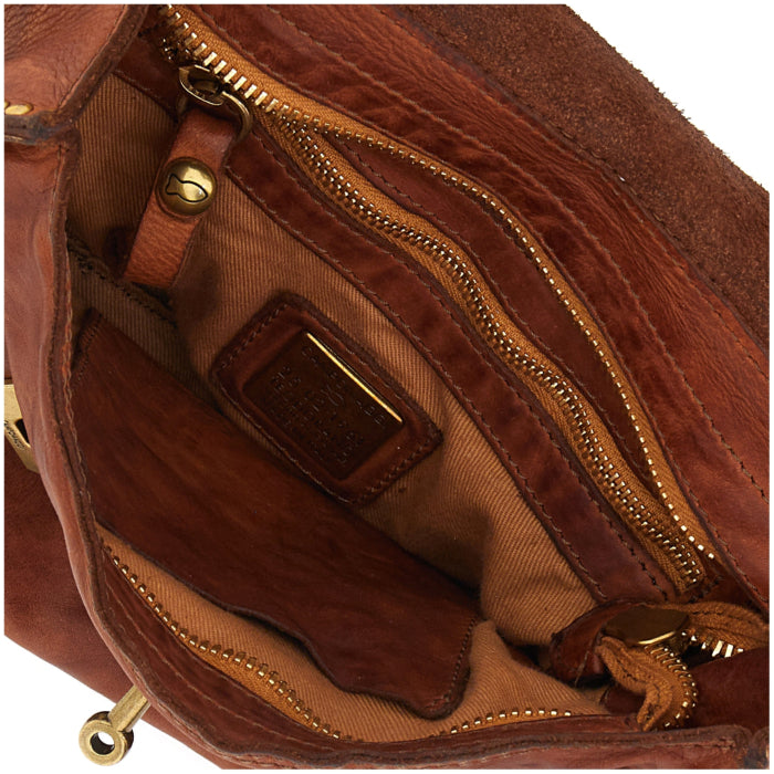 Leather bag Ginevra Campomaggi C043940ND X0007 cognac