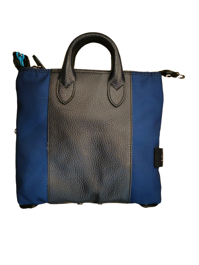 Borsa pelle/tessuto G3 mini Gabs G009908T1-X2673 inchiostro blu