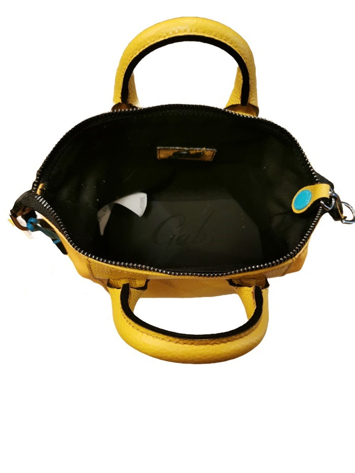 Leather/fabric G3 mini bag G009908T1-X2673 honey