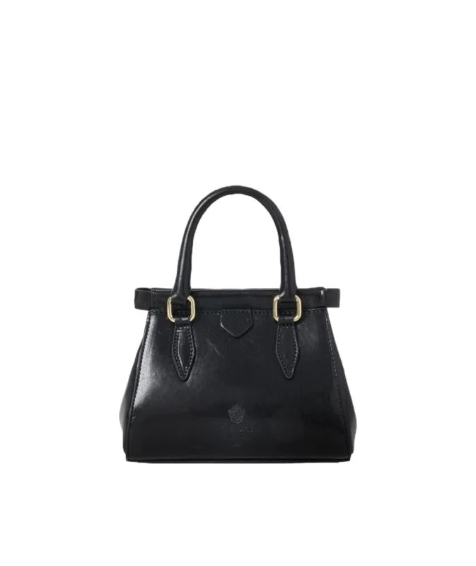Small leather shoulder bag I Medici 63/2460 Black