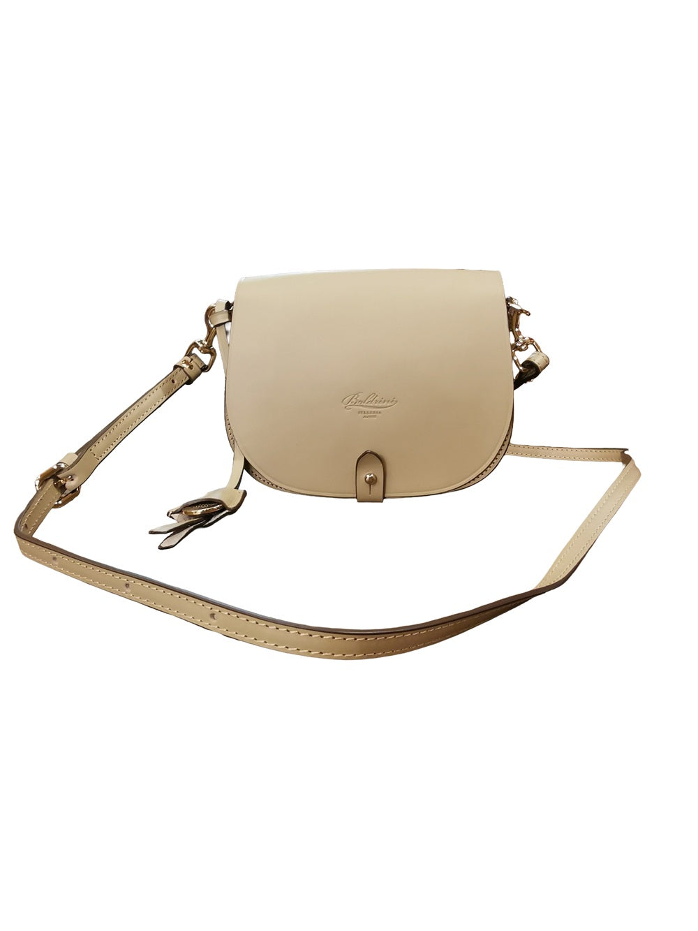 Small Leather Bag Boldrini 07211 Clay