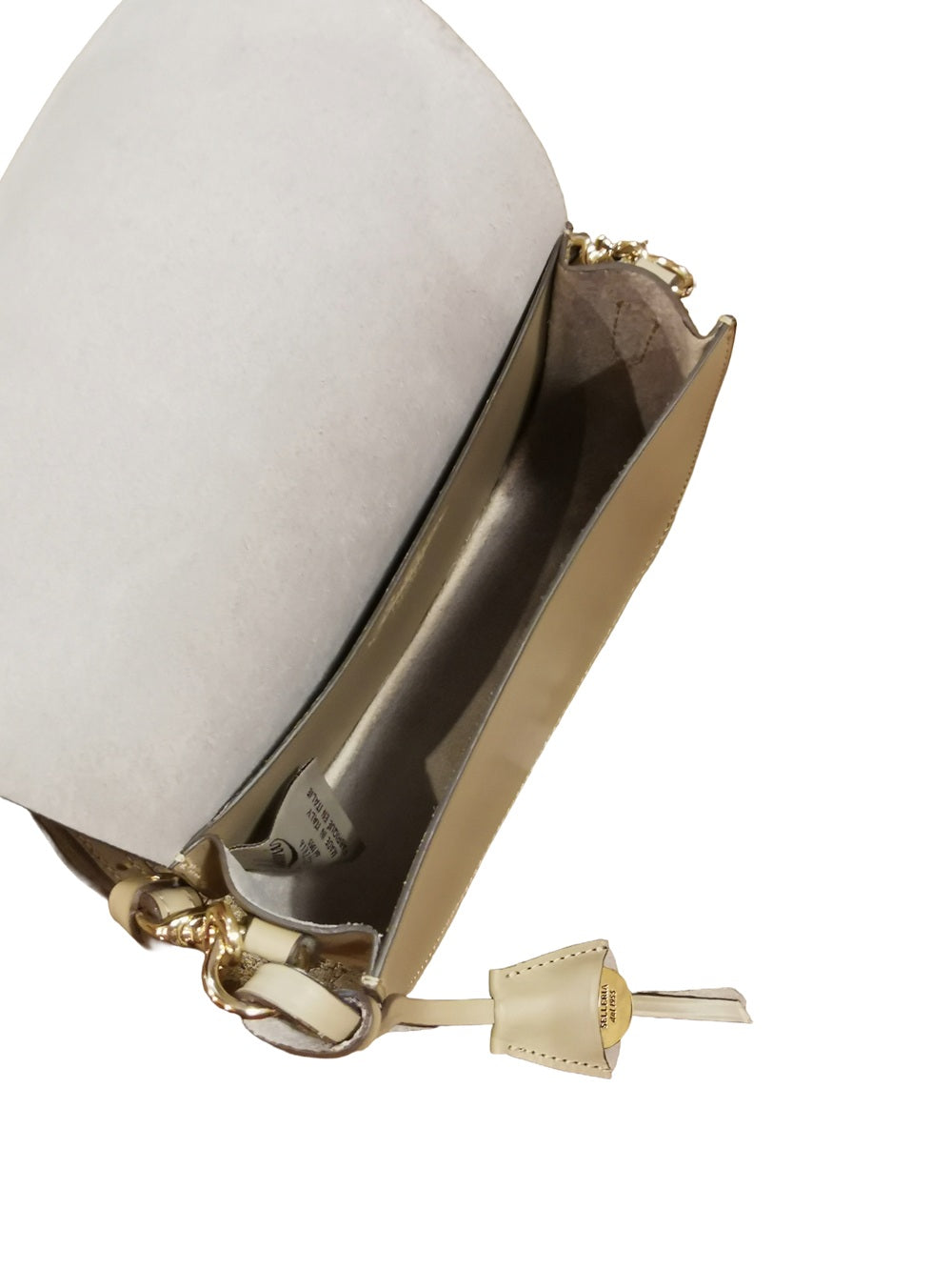 Small Leather Bag Boldrini 07211 Clay