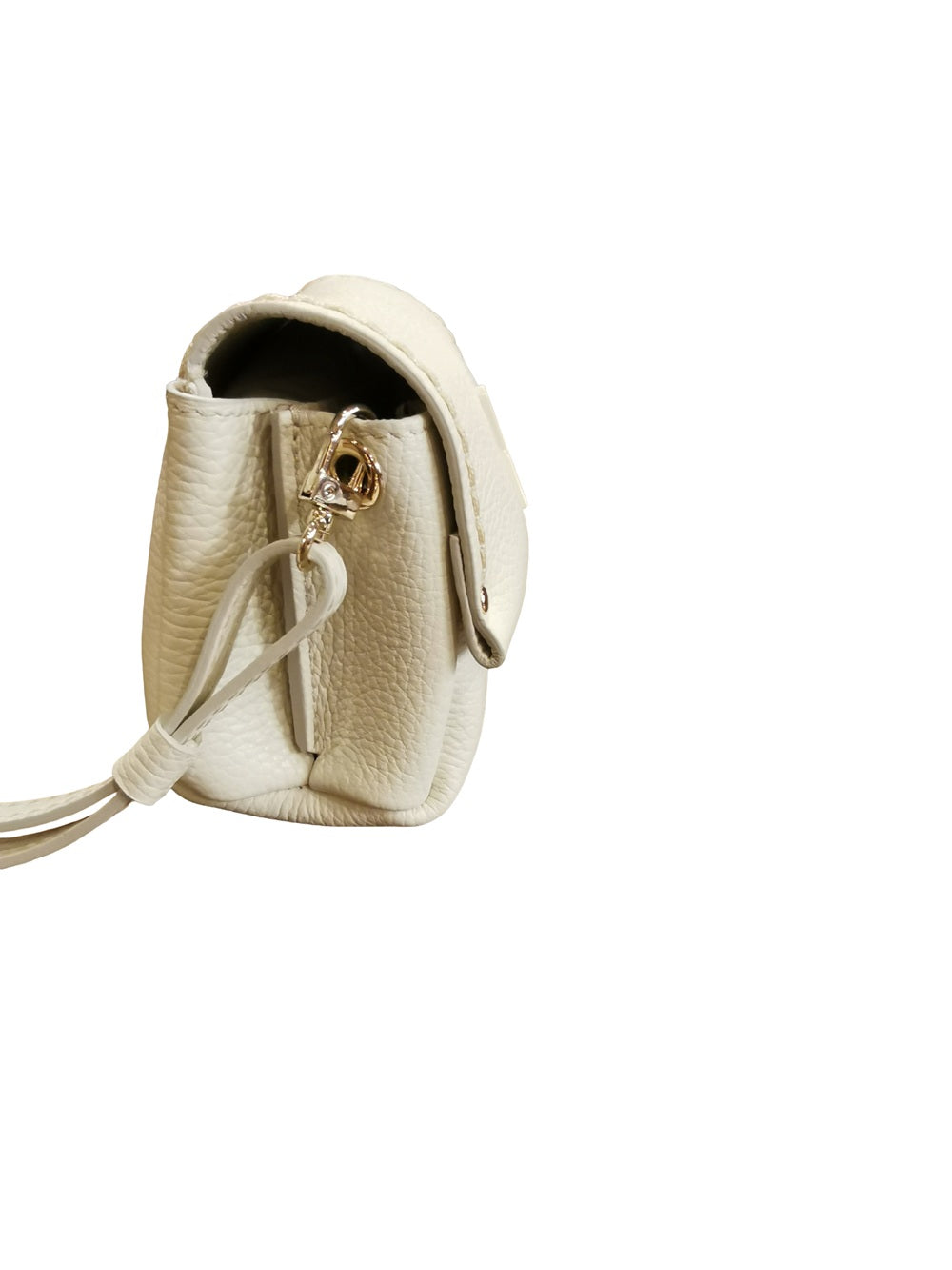 Borsa piccola in pelle con tracolla VISONA' 24805 Latte