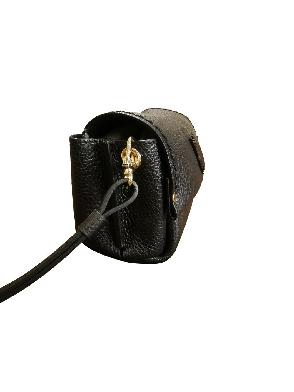 Borsa piccola in pelle con tracolla VISONA' 24805 Nero