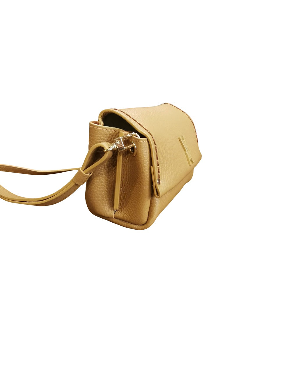 Borsa piccola in pelle con tracolla VISONA' 24805 Quercia
