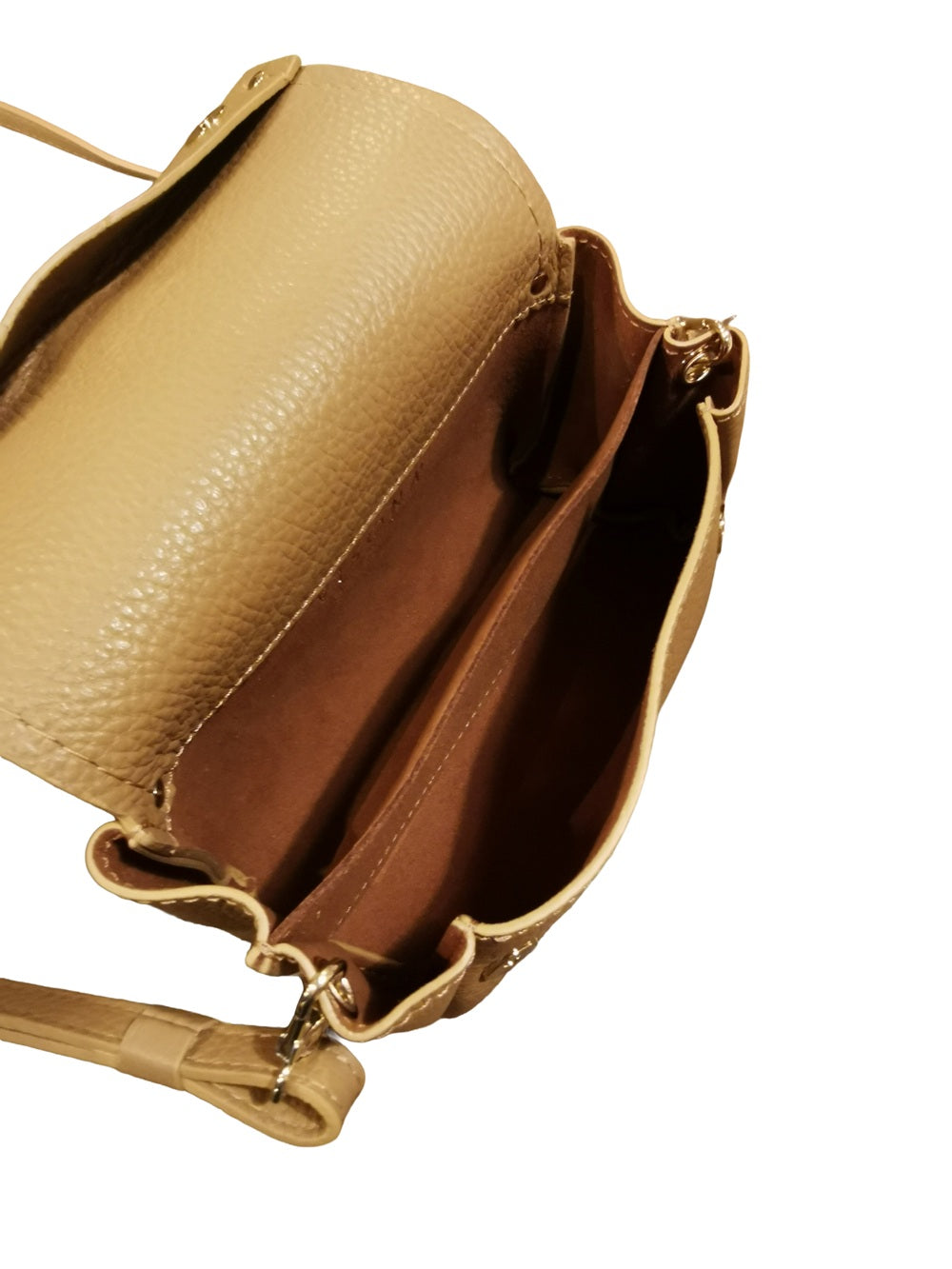 Borsa piccola in pelle con tracolla VISONA' 24805 Quercia