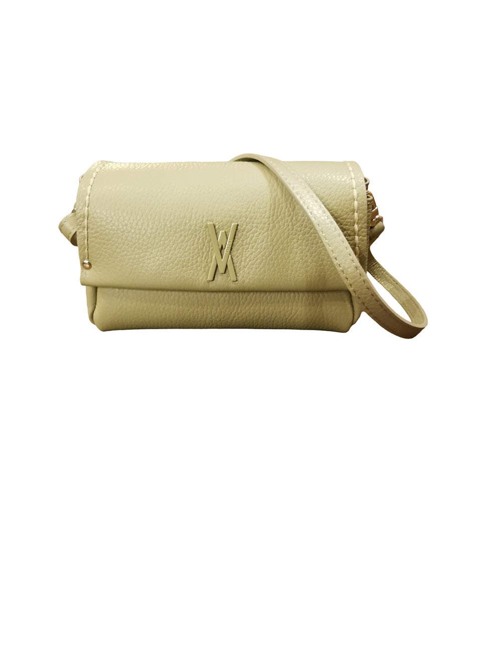 Borsa piccola in pelle con tracolla VISONA' 24805 Vert