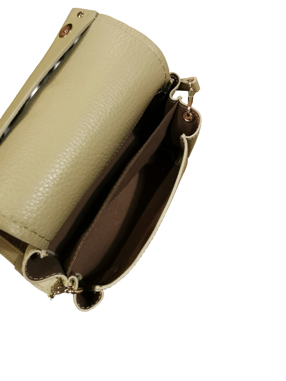 Borsa piccola in pelle con tracolla VISONA' 24805 Vert