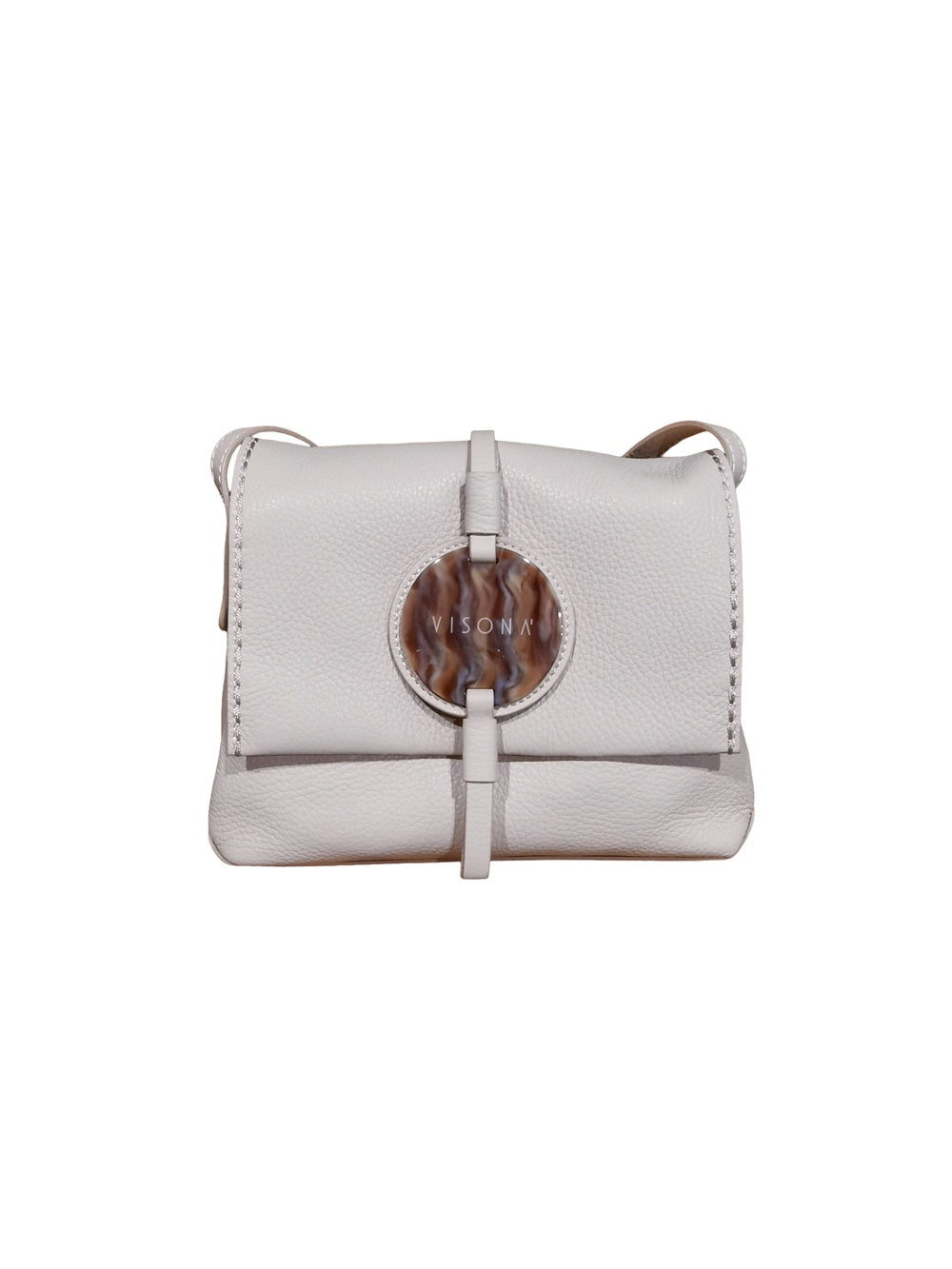 Borsa piccola in pelle con tracolla Visonà 26321 Dolomia