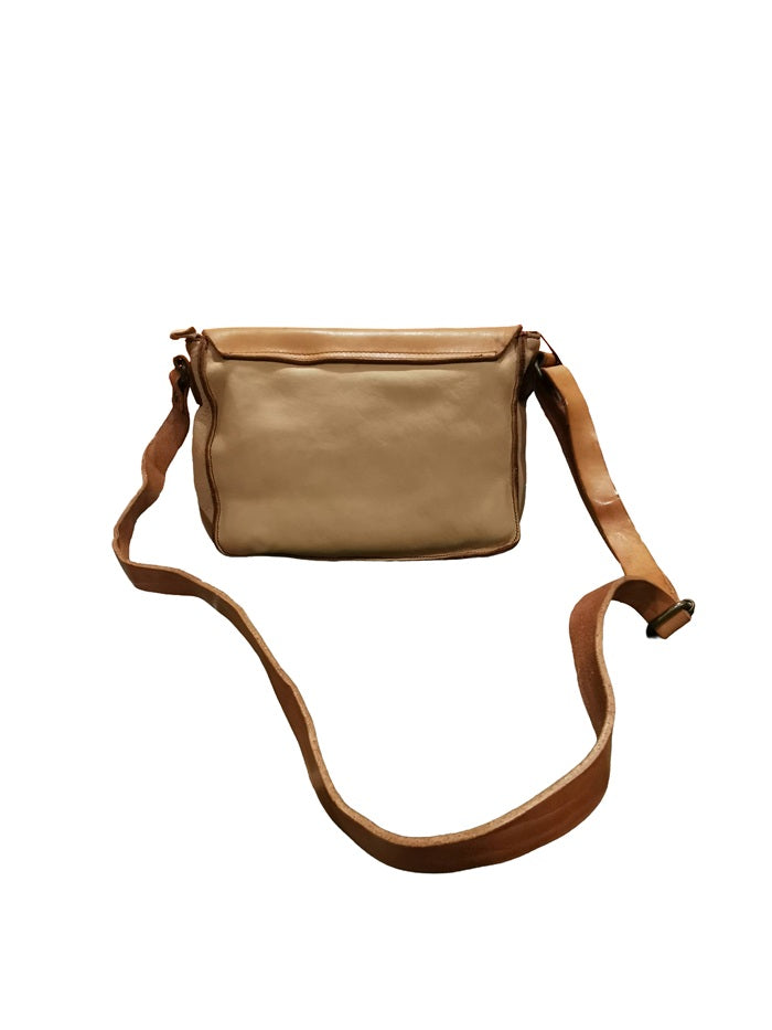 Borsa piccola in pelle Pelletteria Allegrini Filippo 1570 Beige