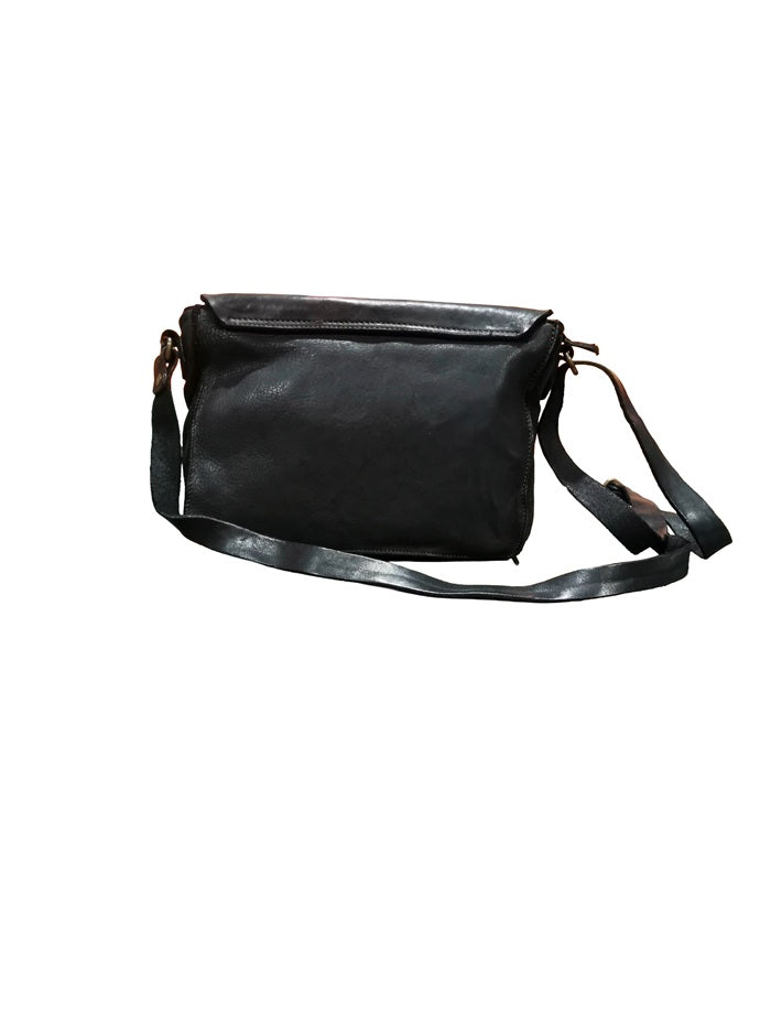 Borsa piccola in pelle Pelletteria Allegrini Filippo 1570 Nero