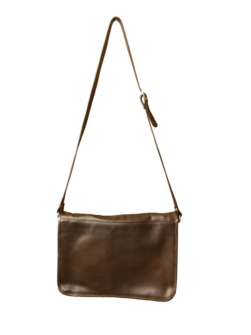 Borsa a postina di grandi dimensioni, perfetta come porta computer. Made in Italy