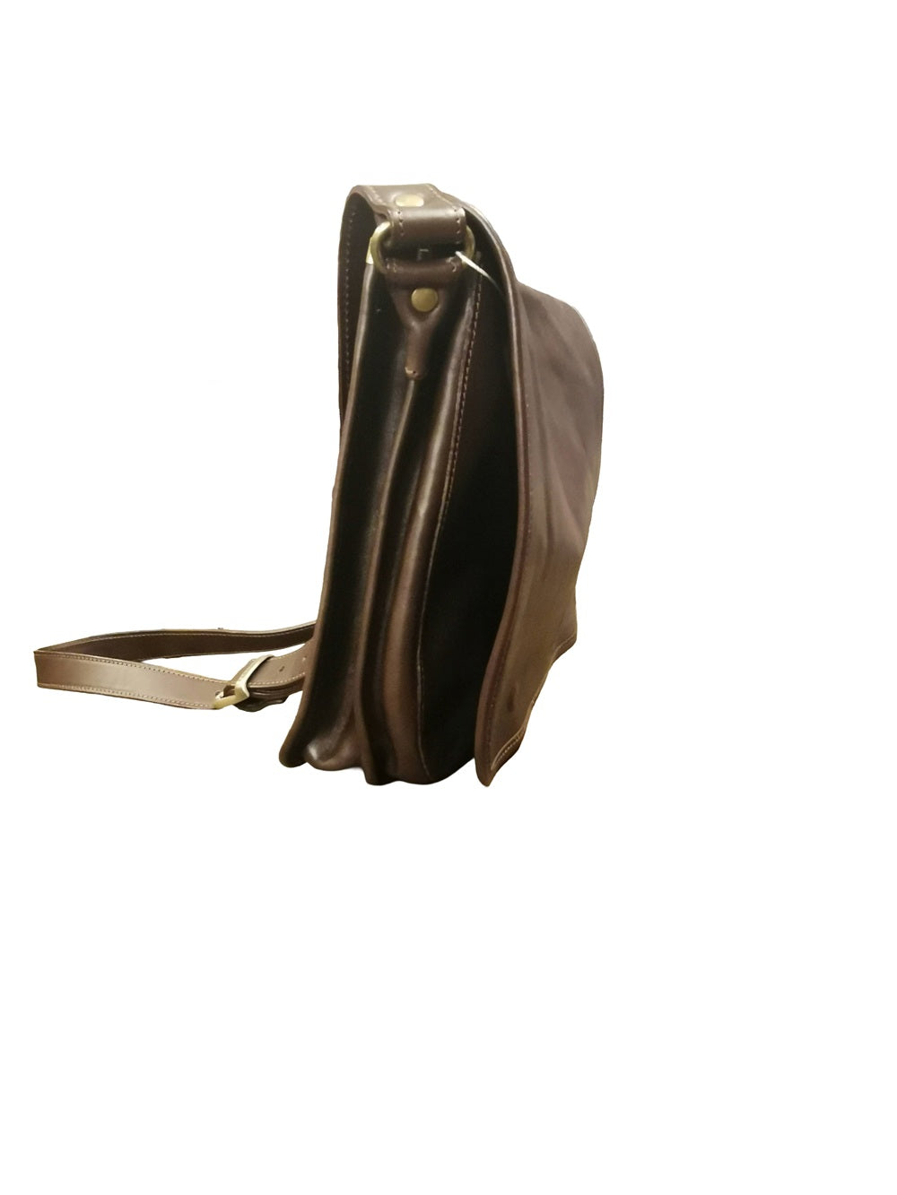 Borsa a postina di grandi dimensioni, perfetta come porta computer. Made in Italy