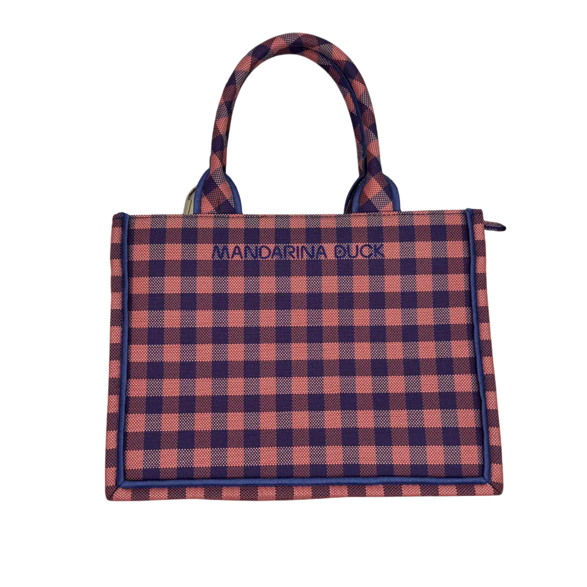 Borsa Tote Shopper in tessuto MD20 Mandarina Duck, è realizzata in mitrix, materiale leggero, resistente e dall’effetto cangiante