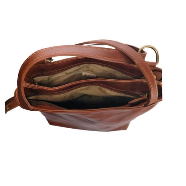 Leather bag/backpack I Medici 63/2900 brown