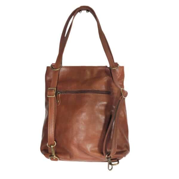 Leather bag/backpack I Medici 63/2900 brown