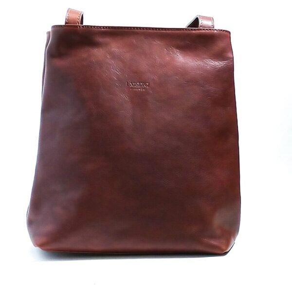 Borsa/zaino in pelle I Medici 63/2900 Testa di moro