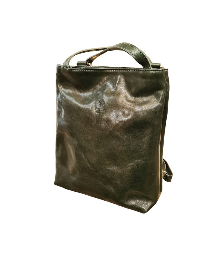Borsa/zaino in pelle I Medici 63/2900 Verde