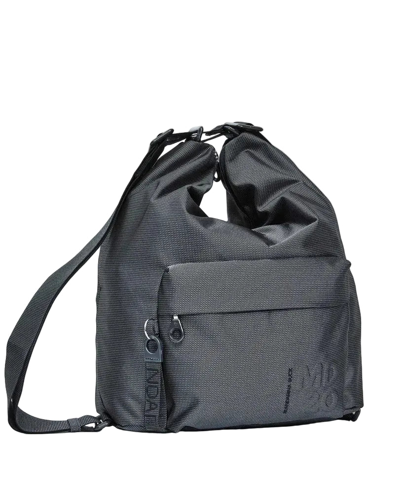 Borsa/zaino in tessuto MD Mandarina Duck P10QMT09 Steel