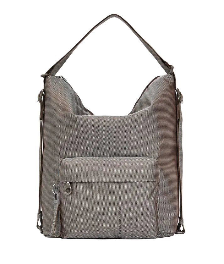 Borsa/zaino in tessuto MD Mandarina Duck P10QMT09 Taupe