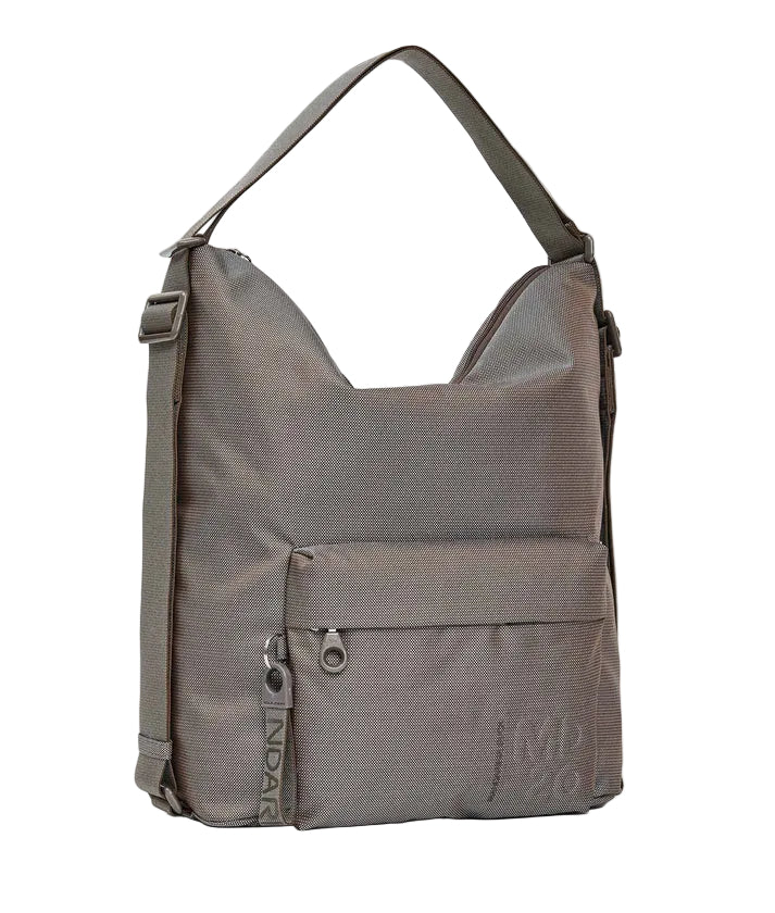 Borsa/zaino in tessuto MD Mandarina Duck P10QMT09 Taupe