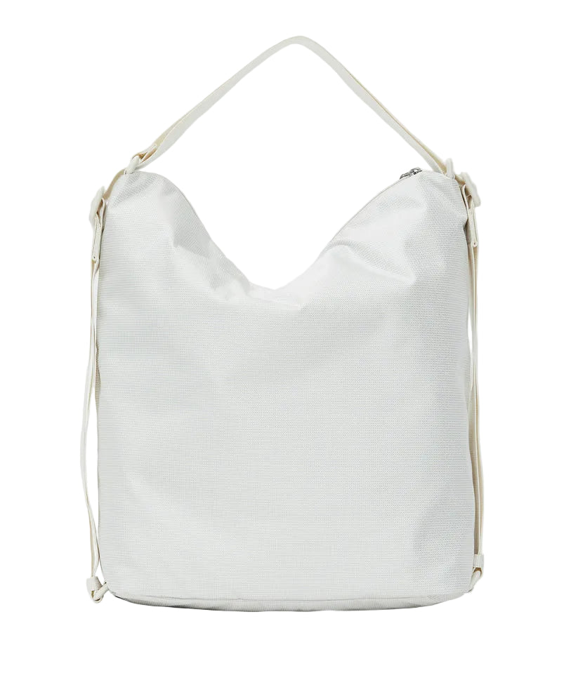 Handbag/backpack in fabric MD20 Mandarina Duck P10QMT09 Milk