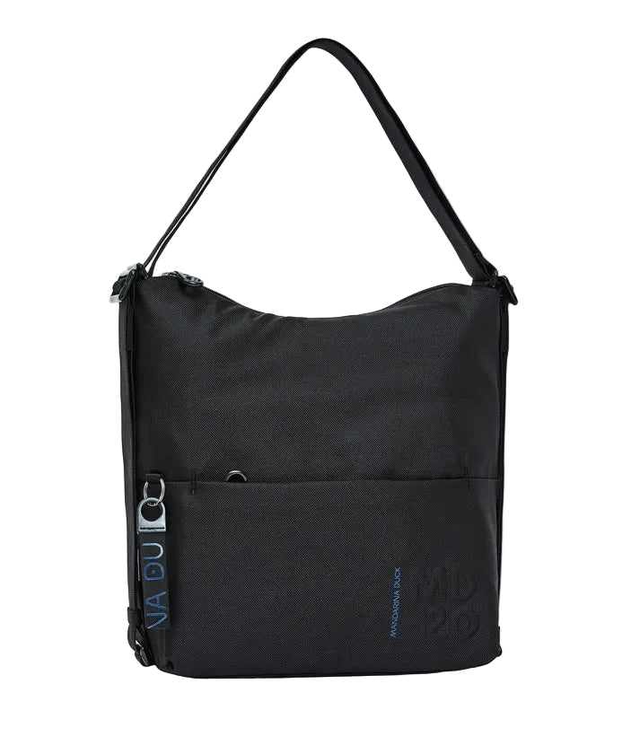 Bag/Backpack slide in fabric Md20 Mandarina Duck P10QMT38 Black