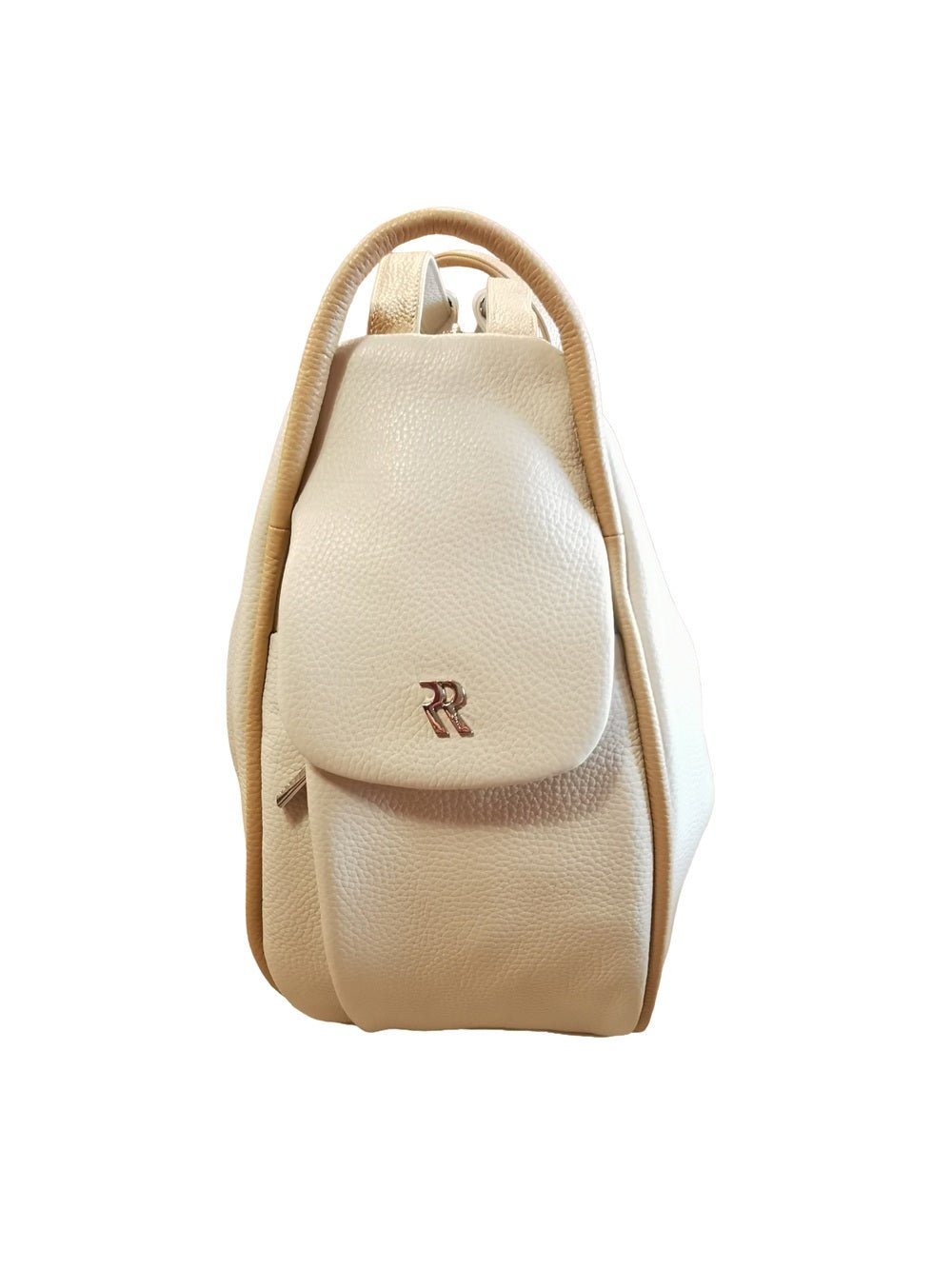 Borsa/zaino grande Bruno Rossi MLX14 Panna/Biscotto - Pelletteria Allegrini