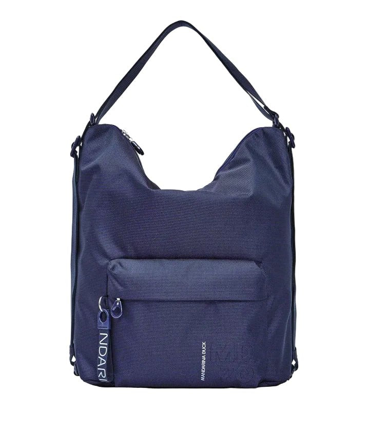 Borsa/zaino in tessuto MD Mandarina Duck P10QMT09 Blu - Pelletteria Allegrini