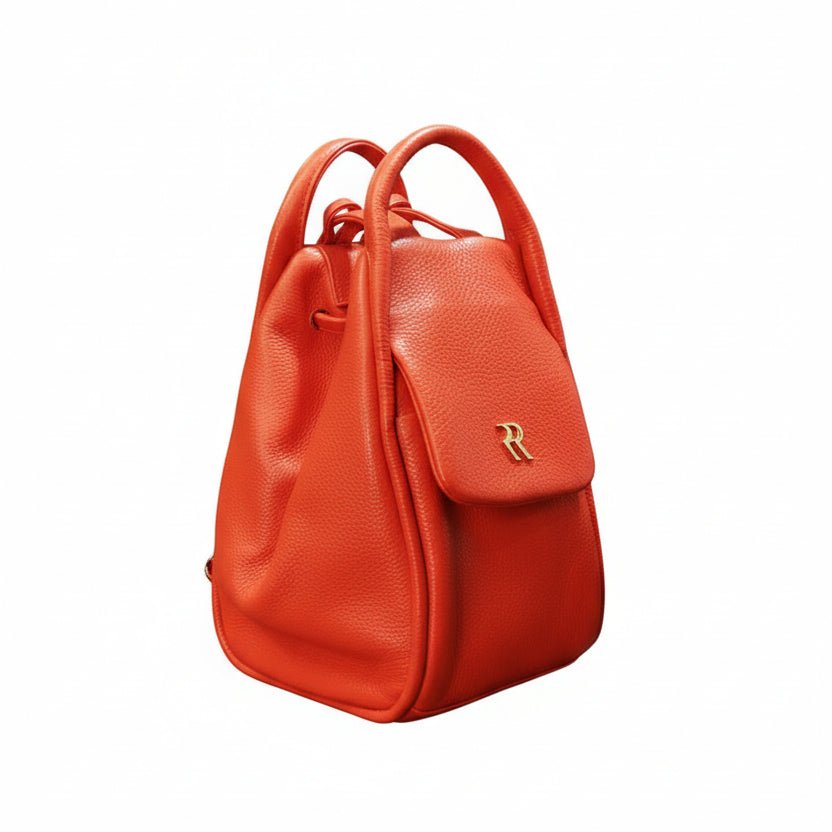 Borsa/zaino piccolo Bruno Rossi MLX14/P Rosso - Pelletteria Allegrini