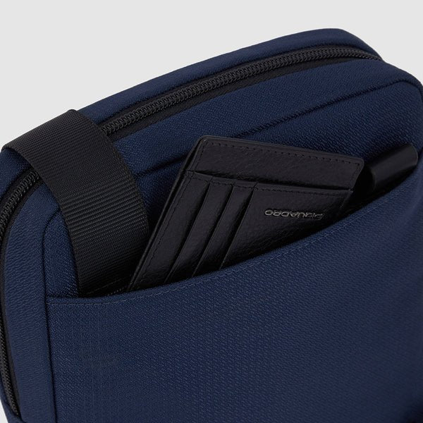 Borsello porta iPad Piquadro CA1816W129 Blu - Pelletteria Allegrini