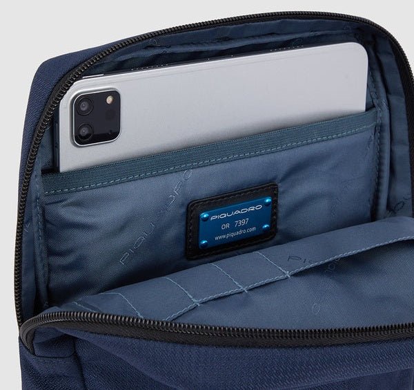 Borsello porta iPad Piquadro CA1816W129 Blu - Pelletteria Allegrini