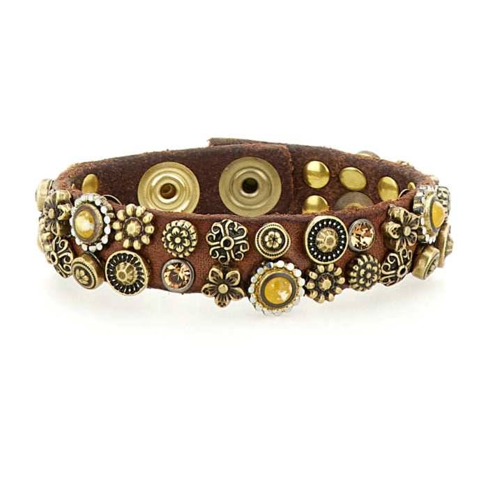 Bracciale Classic in pelle Campomaggi C024010ND X3076 Cognac