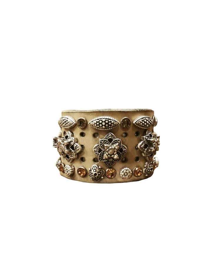 Bracciale in pelle Campomaggi C002170ND X2983 Ghiaccio - Pelletteria Allegrini