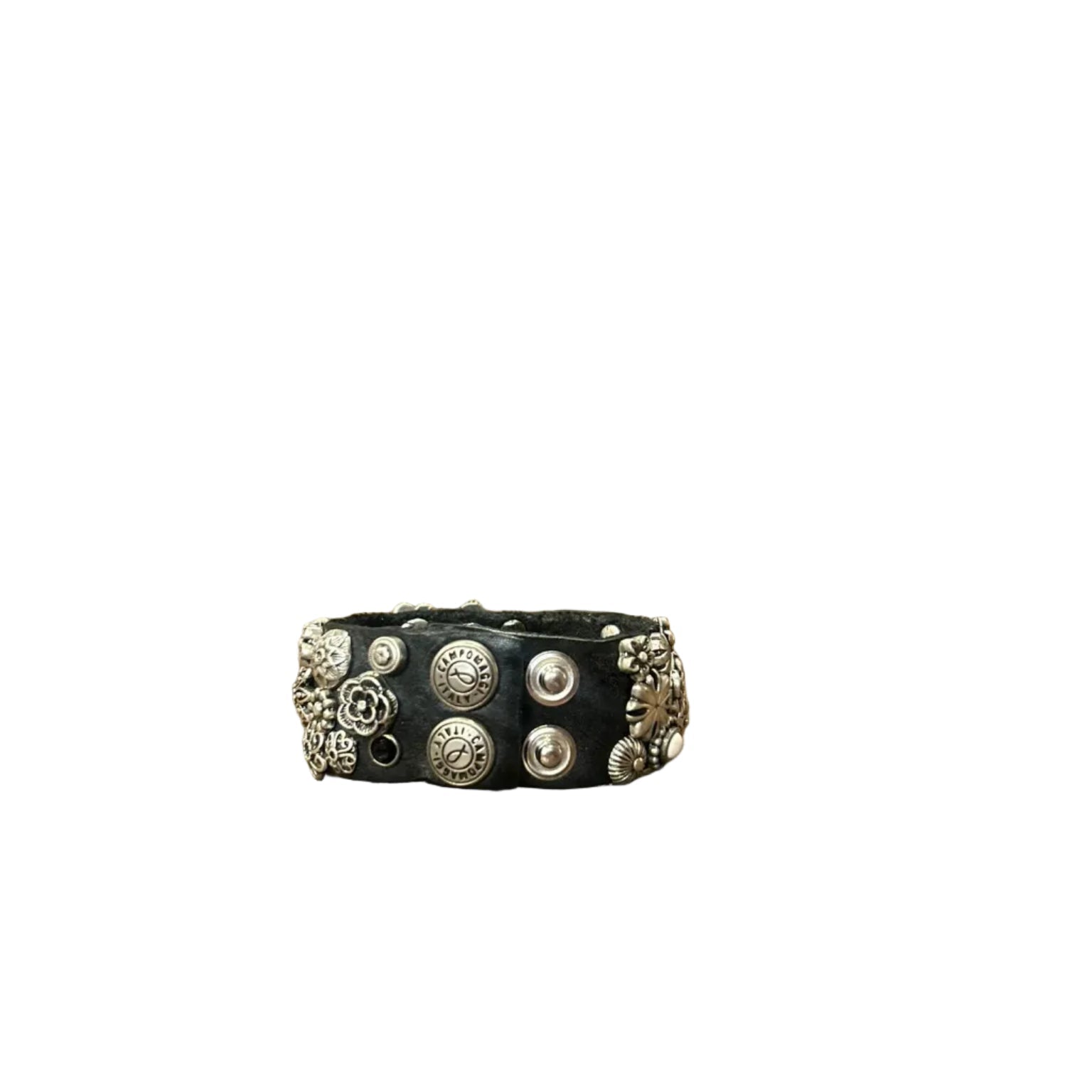 Bracciale in pelle Campomaggi C027200ND X2989 nero - Pelletteria Allegrini