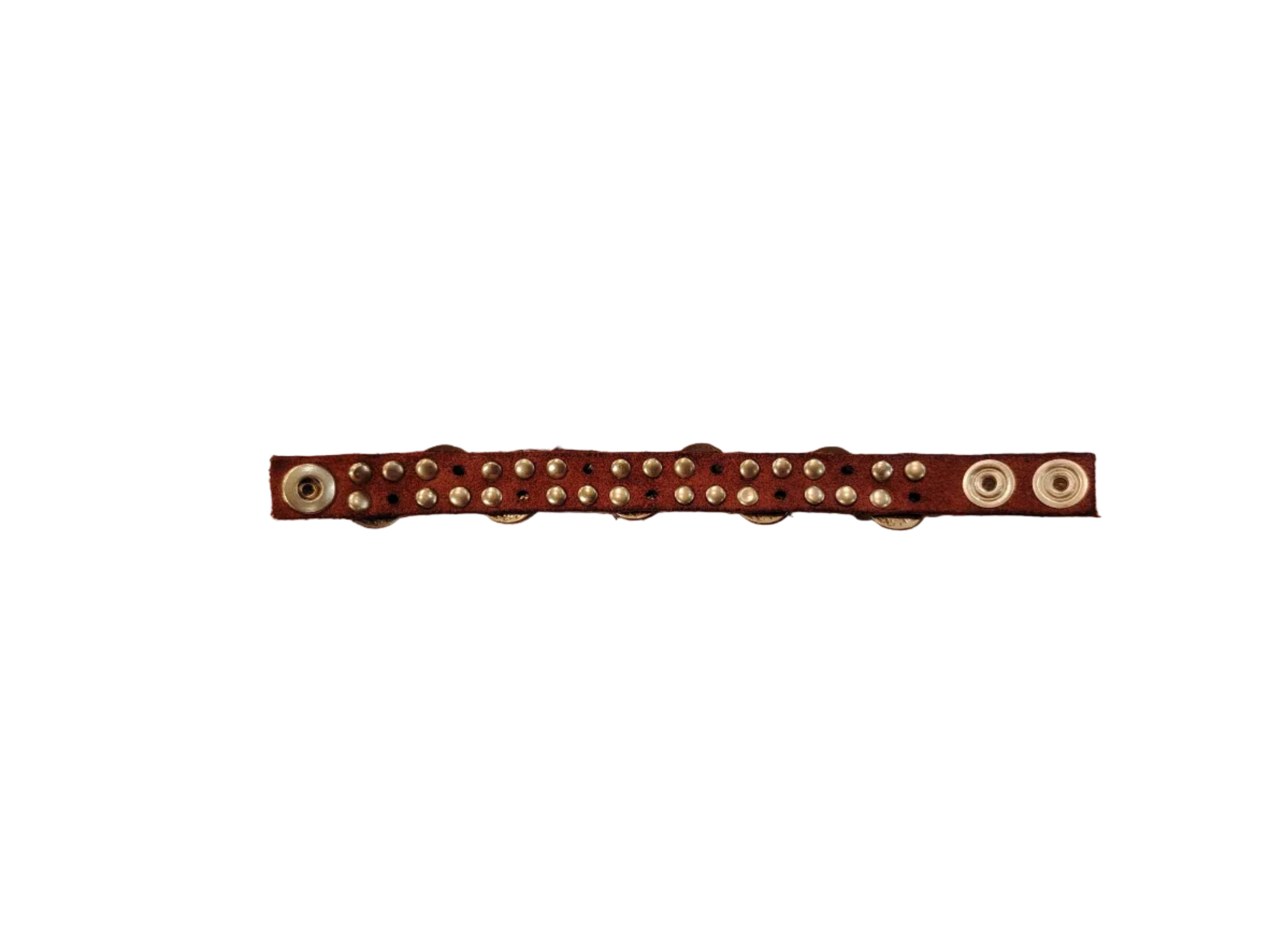 Bracciale in pelle con medaglie Campomaggi C024010ND X3010 Mattone