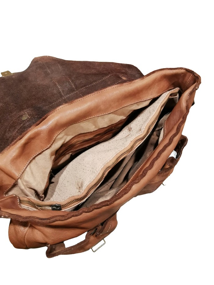 Cartella da lavoro in pelle Pelletteria Allegrini Filippo 1299 Marrone