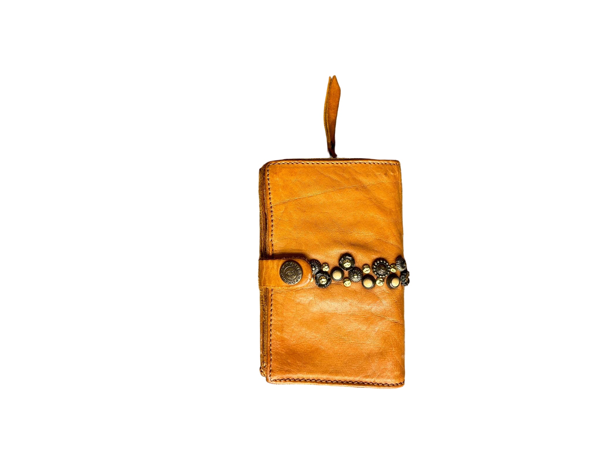 Portafoglio Cefalù in pelle Campomaggi C007530ND X1642 C5001 Giallo