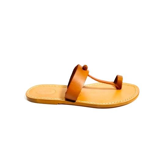 Ciabatta in cuoio infradito donna Pelletteria Allegrini Filippo 554D cuoio