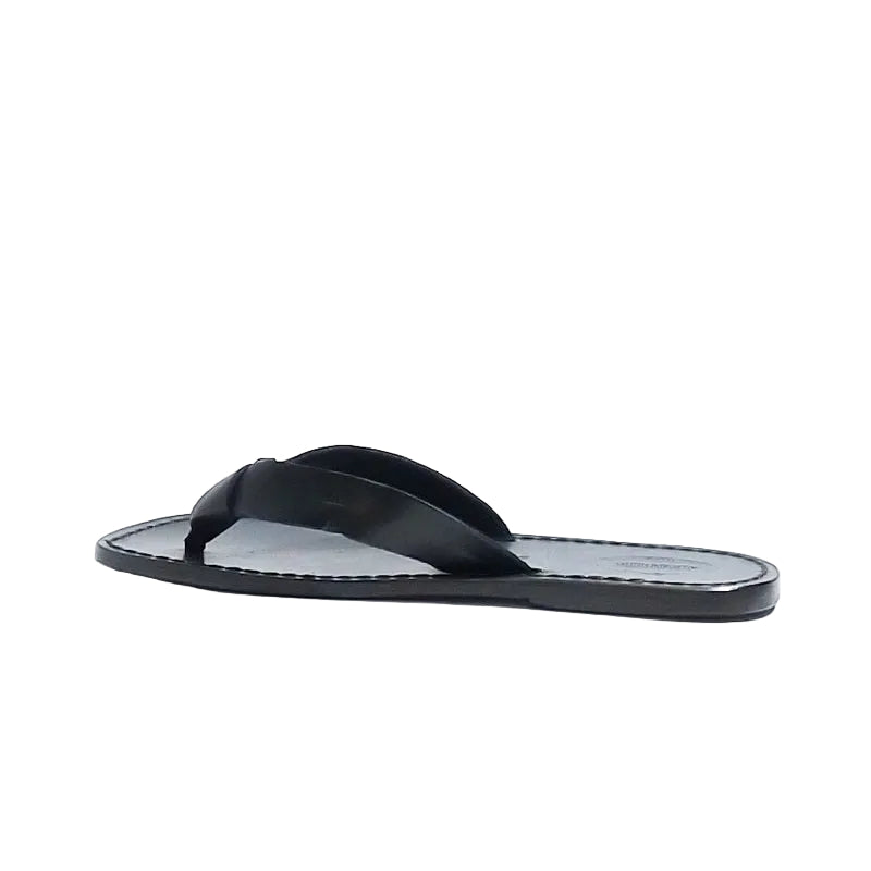 Ciabatta in cuoio infradito uomo Pelletteria Allegrini Filippo 580U nero