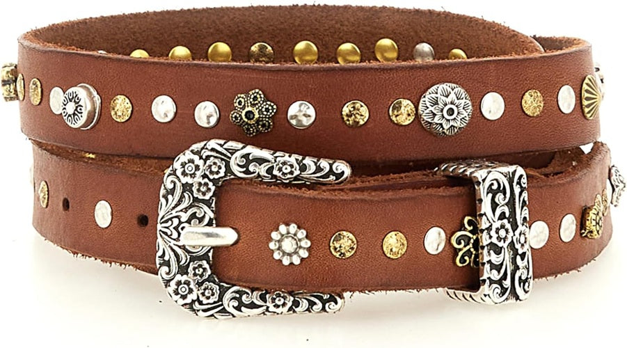 Cintura Diamante in pelle Campomaggi C032120ND X2743 cognac