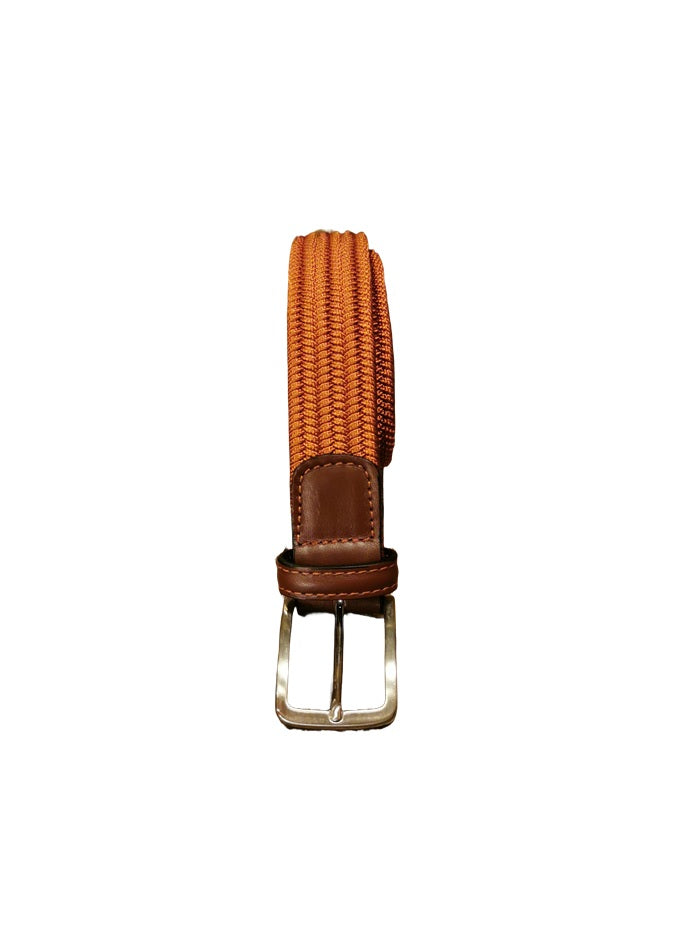 Cintura elasticizzata Pelletteria Allegrini Filippo 6190STOCK ruggine