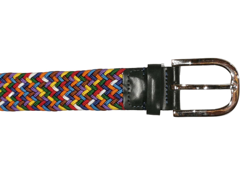 Cintura elasticizzata Pelletteria Allegrini Filippo S37 Multicolor